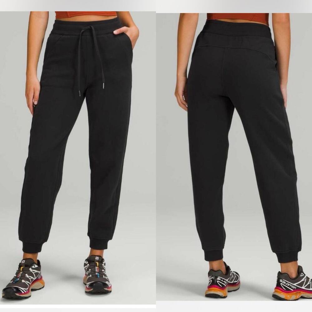 Lululemon Scuba High Rise Jogger Sweatpants Black Size 4 Casual Loungewear